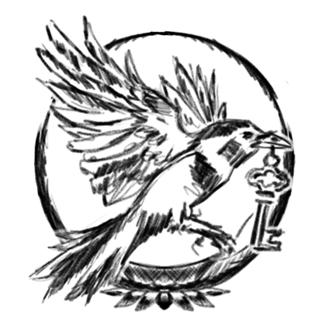 The magpie and the key